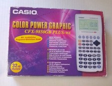 Casio Taschenrechner Casio Power Grafik CFX-9850GB Plus-WE Mit OVP Und Anleitung