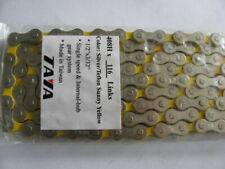 Fahrrad Kette 1/2x3/32 TAYA 408H silber/gelb 116 Glieder Singlespeed Fixie BMX N