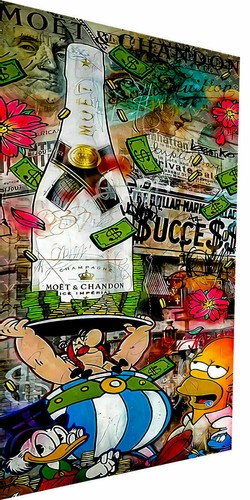 Pop art comicfiguren leinwand - art,
