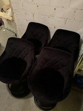 4er Set Barhocker Höhenverstellbar Drehbar Barstuhl Bistrohocker mit Fußstütze
