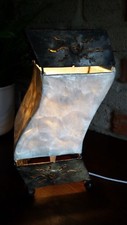 Lampe perlmutt metall - perlmutt,