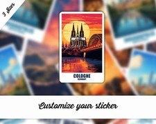 Köln Aufkleber Deutschland