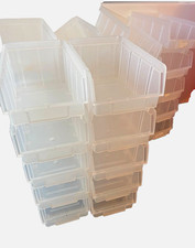 16x Profi Sichtboxen PP Stapelbox Sicht-Lager box Boxen Sichtbox Restposten