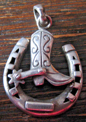 Hufeisen anhänger 925 silber - anhänger,