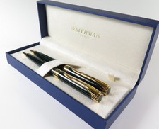 Waterman Letalon Schreibset grün Kuli und Feinminenstift 0,7 neuwertig mit Box