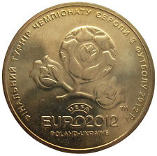 UKRAINE  1 HRYVNJA - "FUSSBALL EM - 2012. POLEN - UKRAINE" - 2012 (UNC)