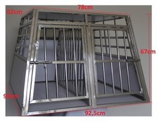 Hundebox DOPPELBOX XXL mit Gitter-Separation (CXX)