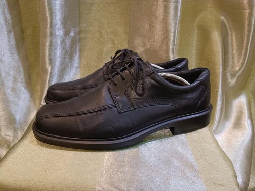 Men ecco heels black leather - ecco,