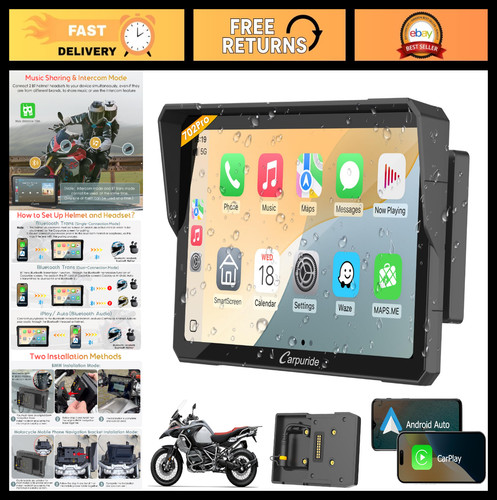 Waterproof motorcycle - 7",