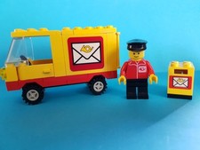 Lego 6651 Postauto  Mail Truck mit Figur Postbote und Briefkasten von 1982  80er