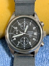 Vintage Pulsar Chronograph RAF. 1 Gen Großbritannien Ref 657-X064
