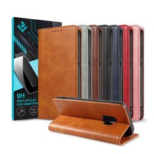 Handy Hülle für Samsung Galaxy S9 Handyhülle Schutz Cover Klapphülle Magneten