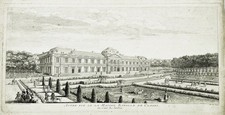 Chateau de Clagny Versailles jardin garden Kupferstich gravure Rigaud 1730