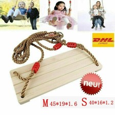 150kg Holz Schaukelsitz Schaukelbrett Kinderschaukel Erwachsene mit Höhe 45X20CM