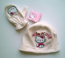 * *HELLO KITTY  SET - MÜTZE + HANDSCHUHE   GR. 48+50* *