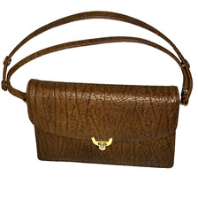 Damenhandtasche,schokobraun,Schlangenprägung