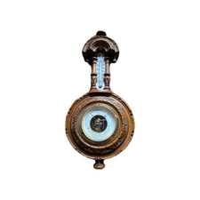 Altes Barometer aus Holz und