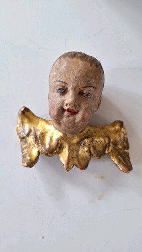 Antiker putto engelskopf holz - antiker,