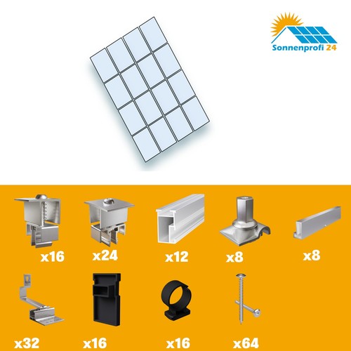Anlage montage set solar - pv,