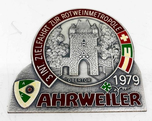 Plakette int zielfahrt - zielfahrt, zur