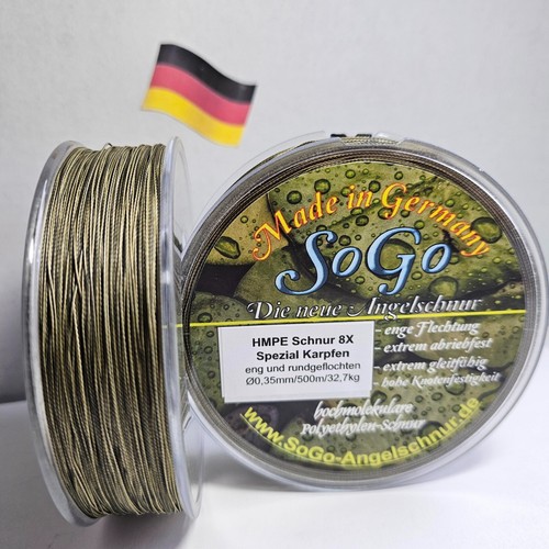Angelschnur geflochten 8x - geflochten,