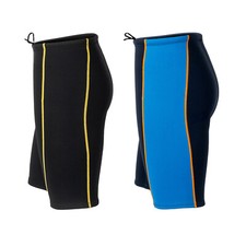 DE Männer 1.5 mm Neopren Shorts Elastische Taille Kordelzug Neoprenhosen