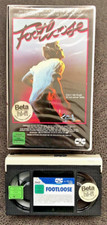 FOOTLOOSE ☘️ BETAMAX - VIDEOCASETTE / CIC VIDEO / Kevin Bacon Lori Singer ✔️👍😉
