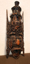 Bali Indonesien Südsee Inseln Maske Holz Tribal Art geschnitzt Ethno Bio massiv