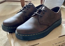 Dr. Martens Brookline Lo 3 44 10,5 9,5 NEU Braun Leder soft wair