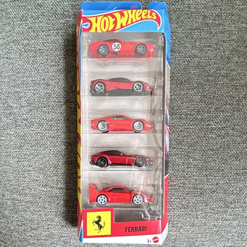 Hot wheels ferrari 5er set - hot,