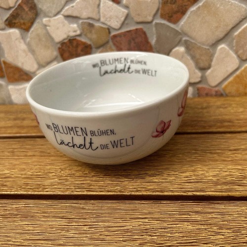 Schälchen blumen müsli - blumen, bowl