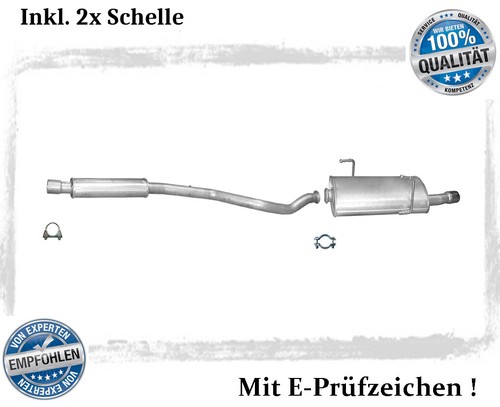 Auspuffanlage für peugeot - für, 206