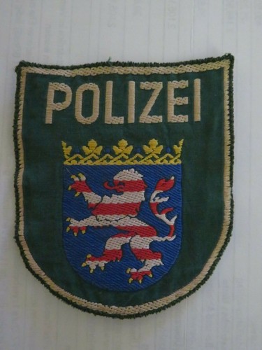 Abzeichen polizei hessen alte - hessen,