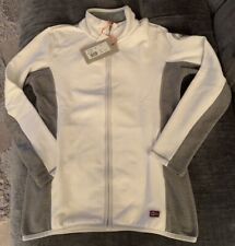 NAPAPIJRI Fleece Jacke Gr M NP 189,- € Weiß - Grau einmal getragen
