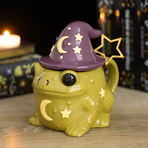 Wizard frosch keramiktasse - wizard, mit