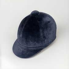 Charles Owen Wellington Classic 7/57 Navy Blue Reitkappe Reithelm