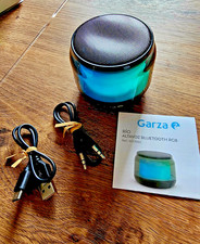Garza -Tragbarer kabelloser Bluetooth 5.1/Micro SD-Lautsprecher mit 15 farbenLED
