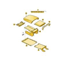 Original Armlehne Alhambra Seat Alhambra VW Sharan Tiguan 5M0864207G YAF Neu