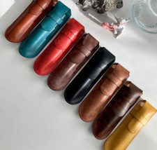 Leder-Stiftetui für Zwei