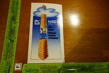 Alter Aufkleber Land- Forstwirtschaft Handwerk HAZET Paletten Super Hochstapler