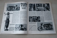 Motorrad 12/1971 Hercules K 125 X mit 15PS in einer ersten Vorstellung auf 2 Sei