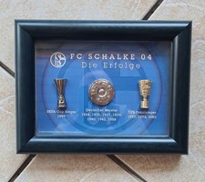 Pinrahmen SCHALKE 04 ERFOLGE S04 Fussball Fan 2001 Anstecker Anstecknadel Pin
