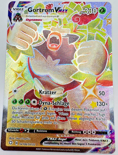 Pokemon karte tcg gortrom - gortrom, vmax