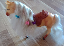 Mattel 2006 Schönes Barbie Pferd Tawny Vintage läuft, wiehert - Funktion geprüft