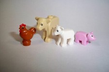 Lego Tiere, Bauernhof Tiere, Tierbabys, Kälbchen, Ferkel, Ziege, Huhn, 60346**