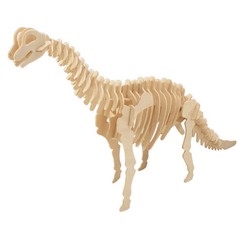 Brachiosaurus holzbausatz - 3d,