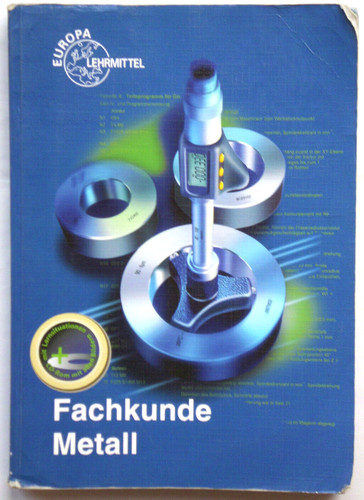 Fachkunde metall europa - fachkunde,