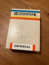 ORWO Fotopapier BN113 matt DoubleWeight 100Blatt 7,4x10,5 BW Schwarzweißpapier