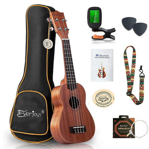 Sopran ukulele mahagoni - ukulele,