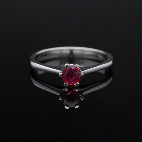 Gold ring rubin - rubin,
